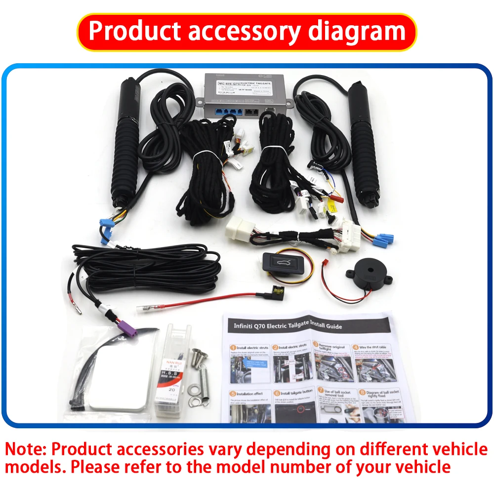 Smart Powered Tailgate System for Infiniti QX70 FX FX35 FX37 FX50 FX30d 2008-2019 Automatic Intelligent Electric Trunk Lift