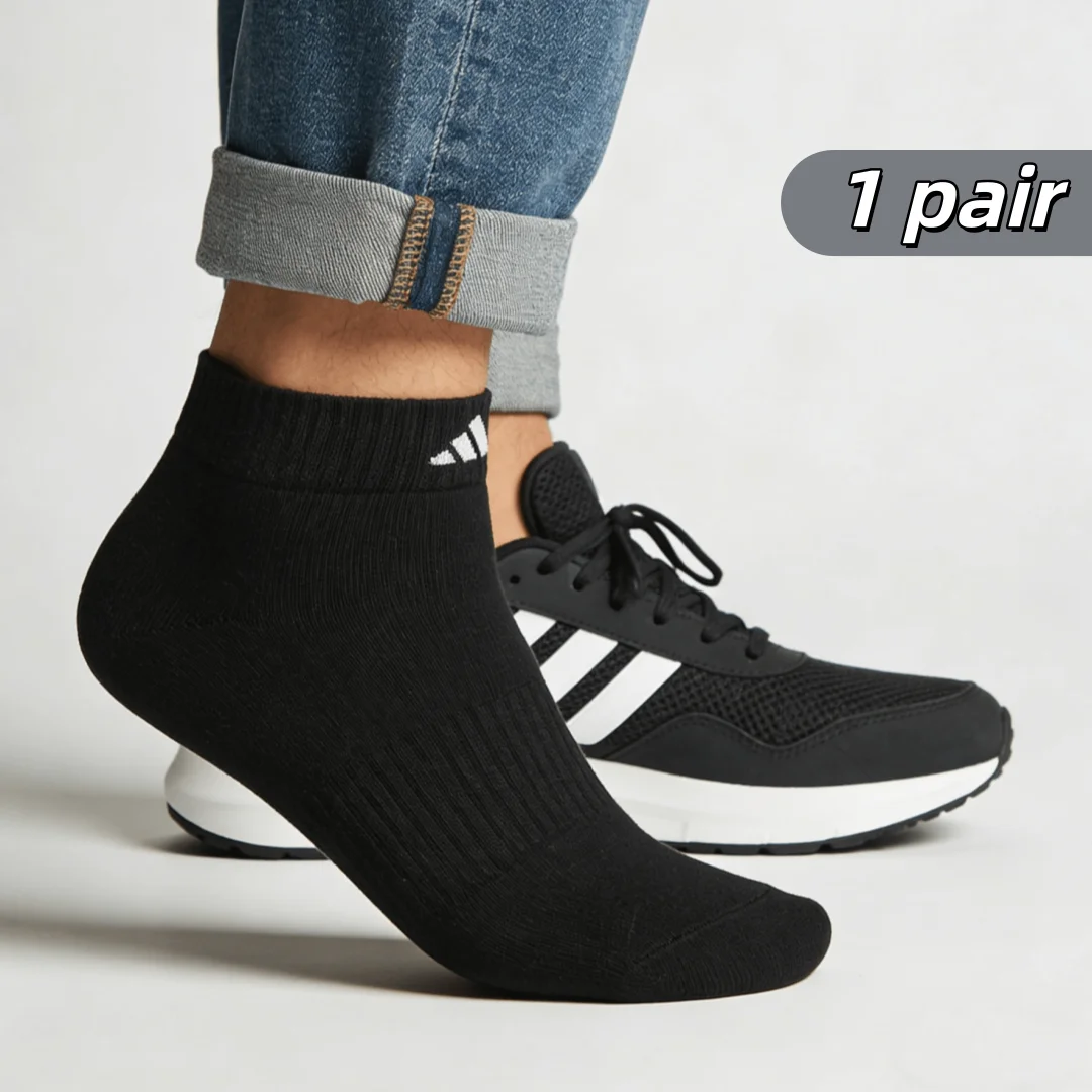 Adidas ANKLE SOCK brand logo, comfortable, soft, skin-friendly ankle socks, unisex, 1 pair KC5702