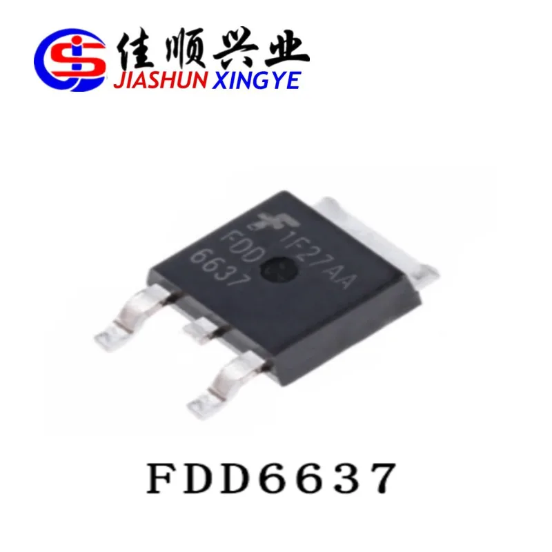 10PCS FDD6637 Transistor  FDD6637 TO-252 FDD6637