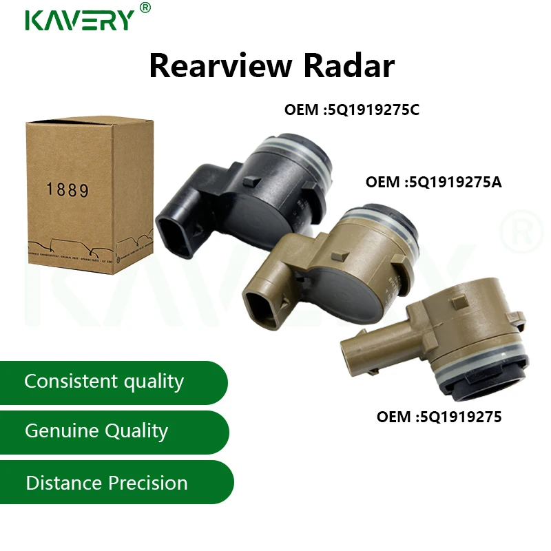 

Датчик парковки (радар) для VW Touareg, Audi A6/A7/A8/Q7/Q8/E, Porsche Panamera, Cayenne, OEM 5Q1919275A, 5Q1919275C, 5Q1919275 (1 шт.)