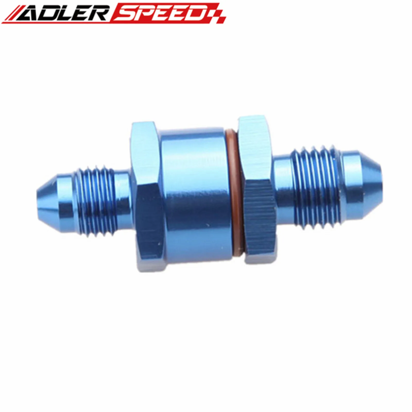 150 Micron 4AN AN-4 Male High Flow Turbo Oil Feed Line Filter Fitting Adapter