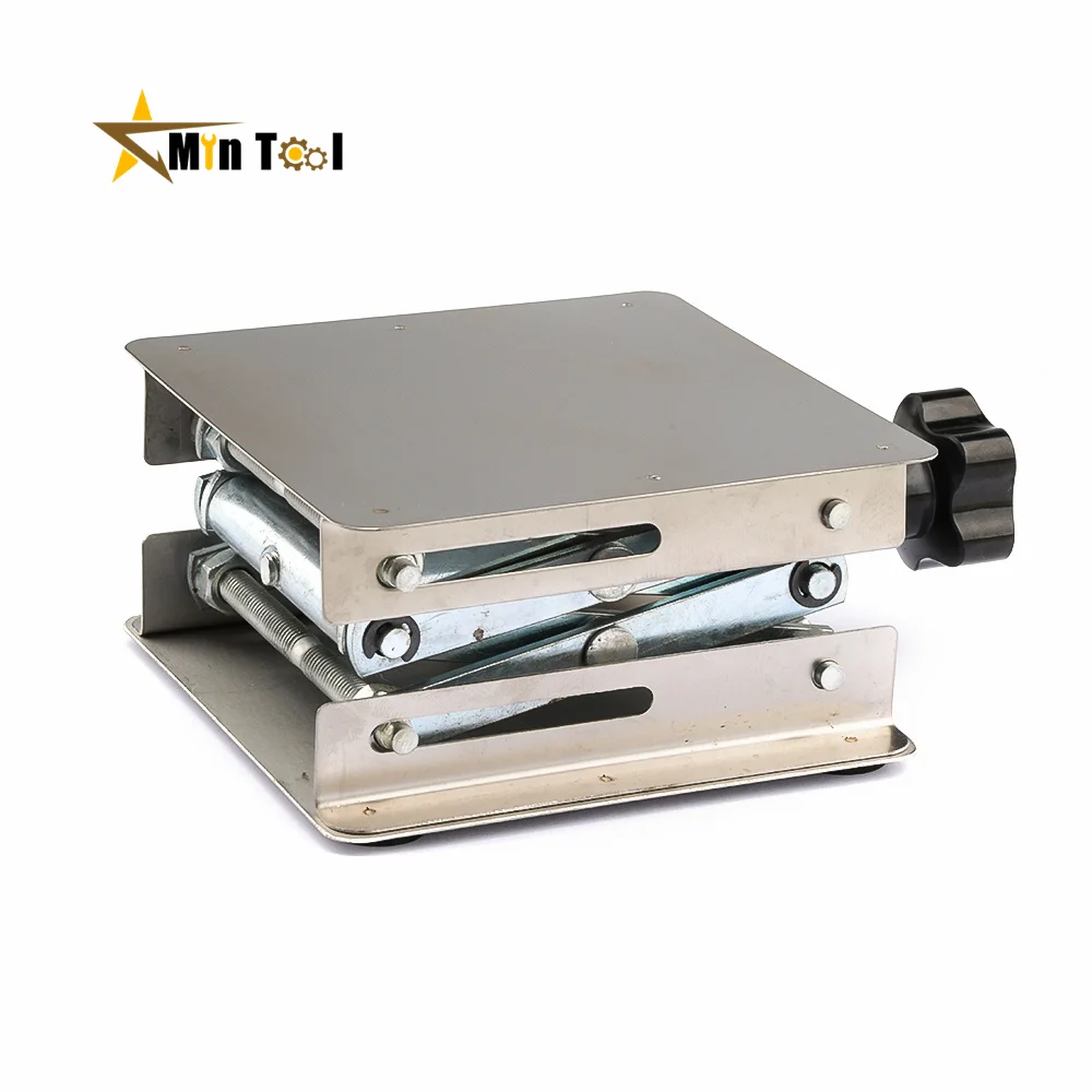 Lifter Router แผ่นงานไม้เครื่องจักรแกะสลักห้องปฏิบัติการขาตั้งยกยกคู่มือแพลตฟอร์มช่างไม้ Hand Tool