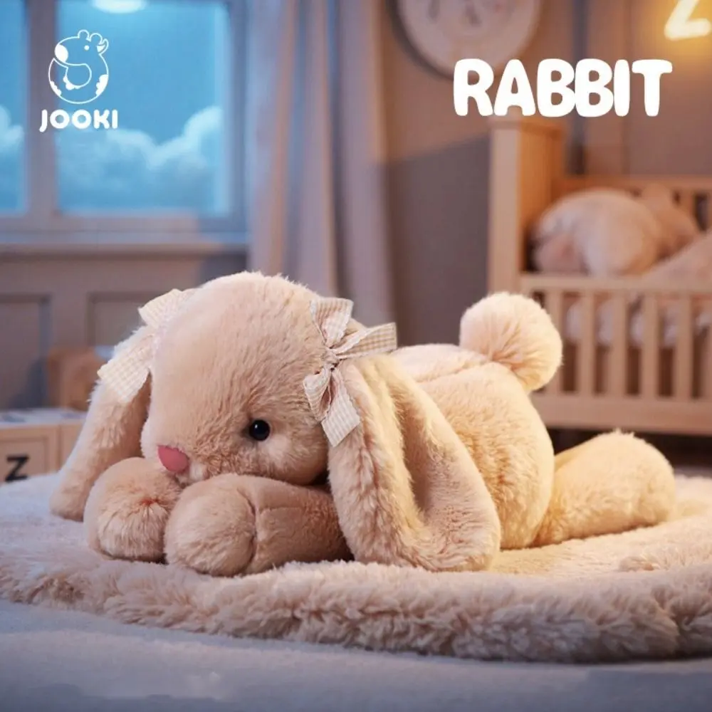 

Милый Lop Jimny Rabbit, плюшевая игрушка, мягкий декор для комнаты, длинные уши, кукла-кролик, забавный спальный компаньон для девочек, подарок на день рождения