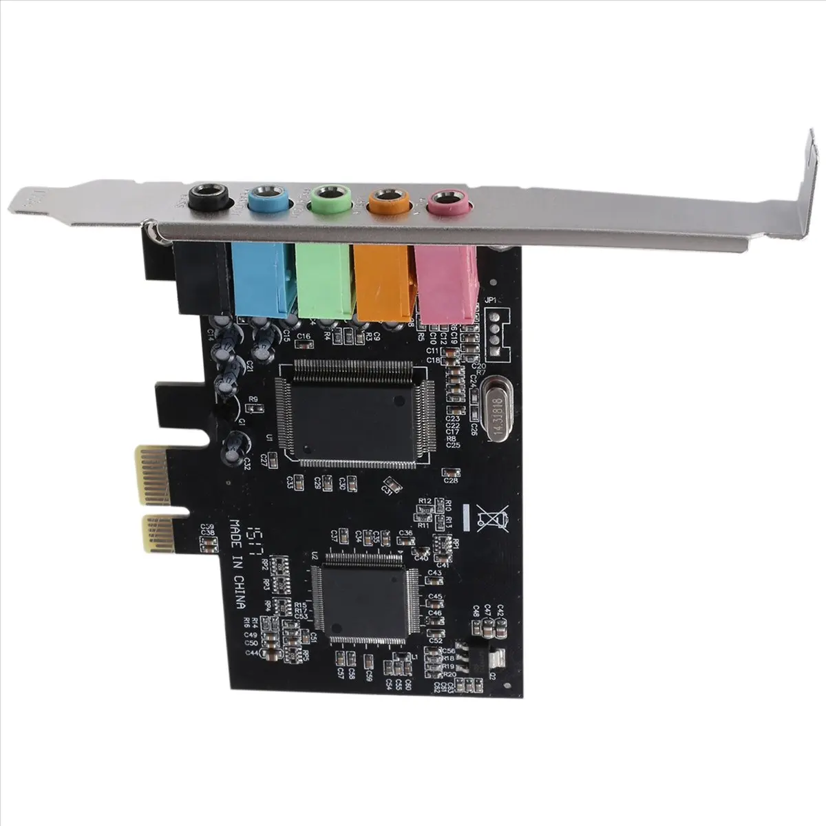 ABGN 5.1 Internal Sound Card for 10 with Low Profile Bracket, 3D Stereo PCI-E, CMI8738 Chip 32/64 Bit Sound Card PCI