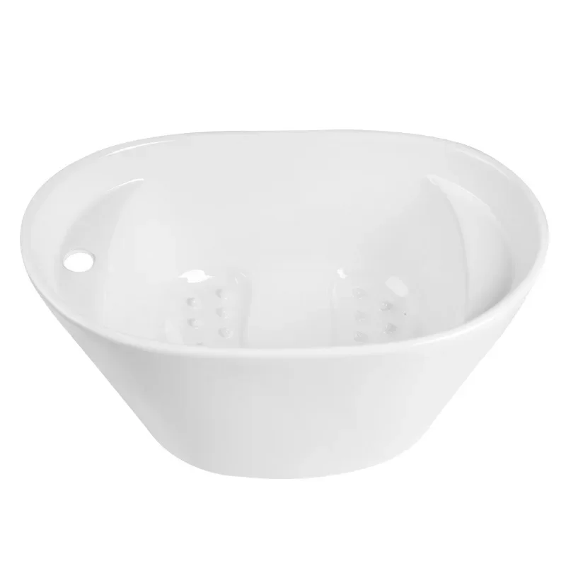 

Acrylic foot wash basin ceramic massage spa manufacturer wholesale foot massage shop hotel commercial foot wash basin simple