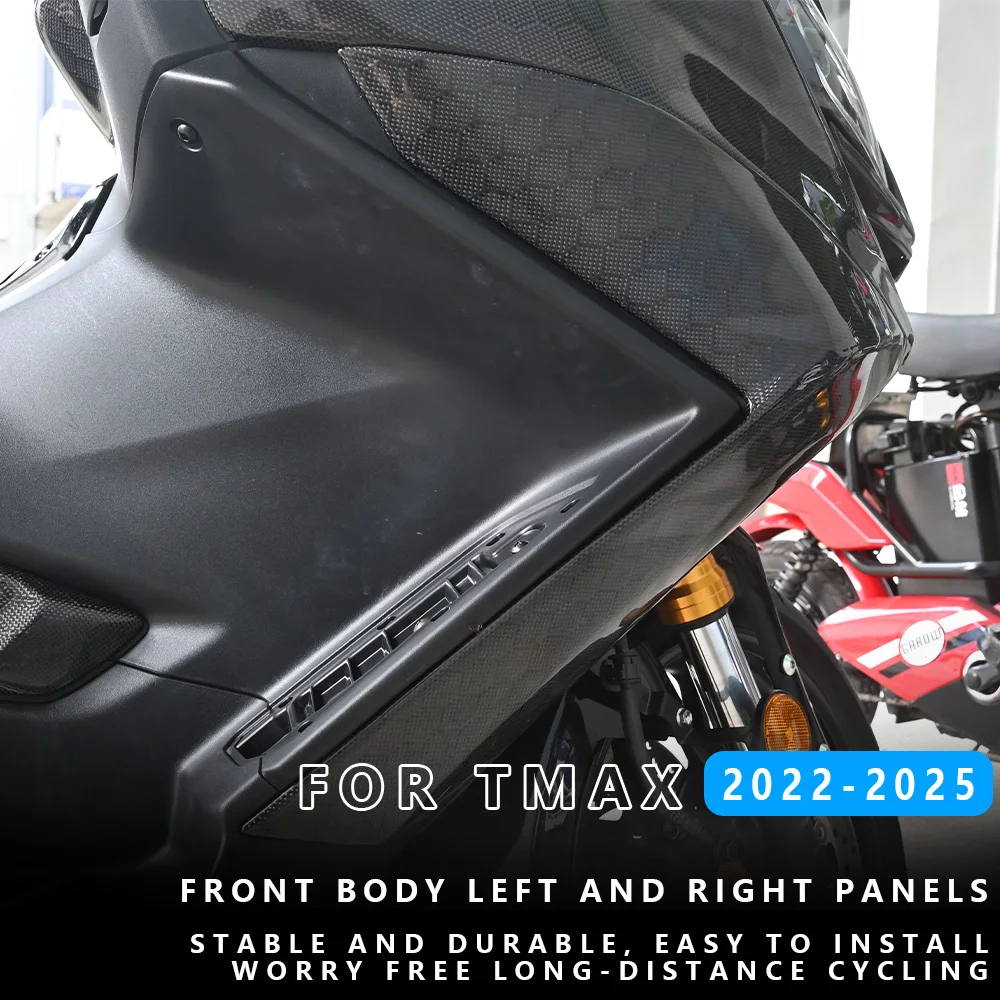 MTKRACING لياماها TMAX 560 2022-2025 دراجة نارية الجانب الأيسر أو الأيمن إطار لوحة غطاء تدفق منحرف #1
