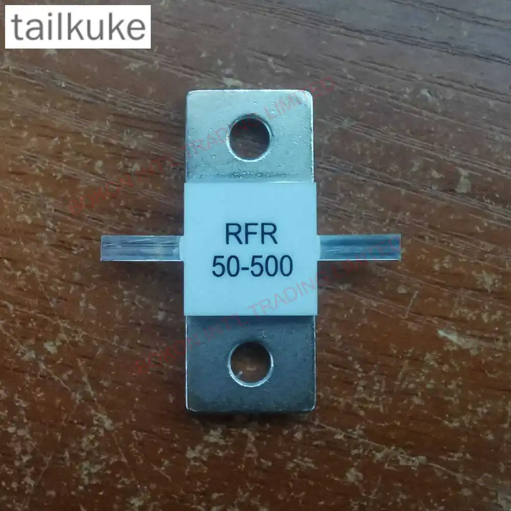 500W 50 Ohm Dual Lead Flange RFR50-500 Resistor de micro-ondas de alta frequência 500W Resistor de carga