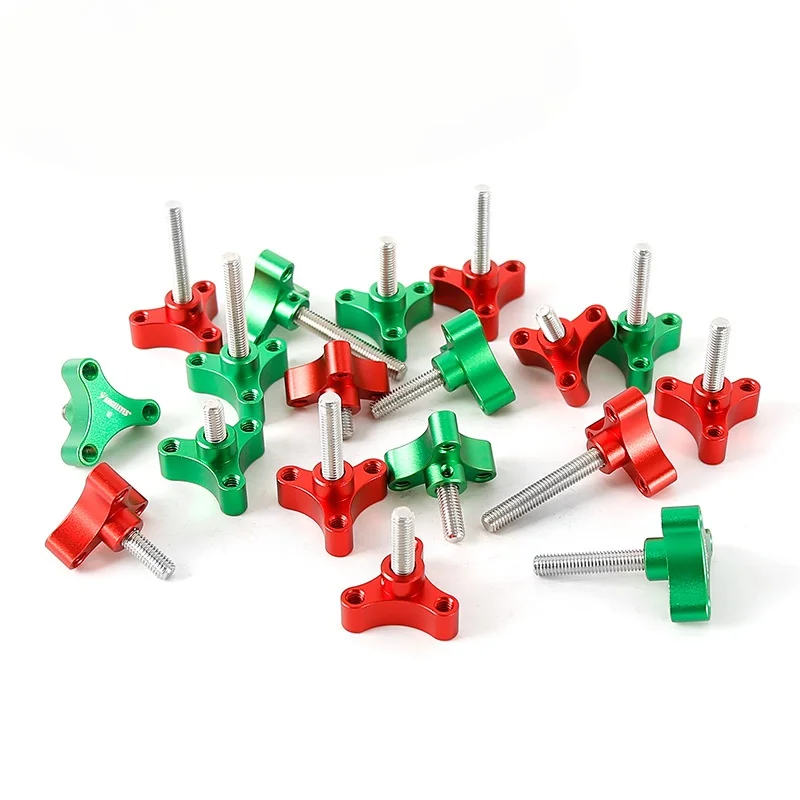 M8 Flat‑Head Hand‑Twist Thumb Screw with 1/4‑20 Female Expansion Interface Multiple Length Astrophotography DIY Camera Parts