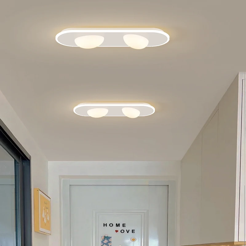 Creative LED Corridor Strip Ceiling Light For Bedroom Dining Room Full Spectrum Eye Protection Lamp Balcony Lighting Fixtures