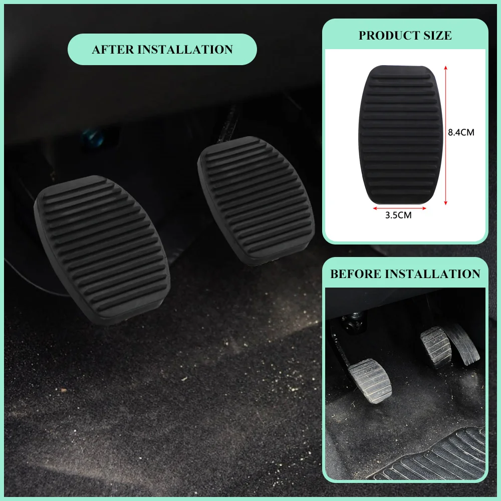 Car Pedals for Renault Clio 2 Fluence Kangoo 1 Megane 3 Master Trafic Scenic Grand Modus Brake Clutch Pedal Pad Cover