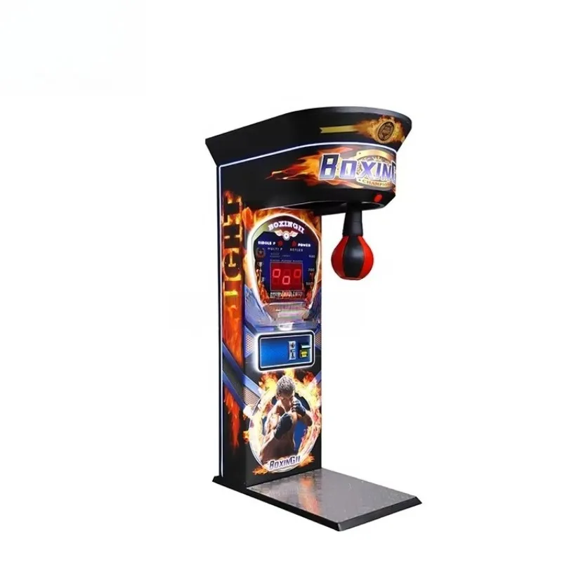 Boxing Game Machine Punching Machine Boxing Arcade Machine Coin Operated Electronic Score for Family Entertainment Center Custom