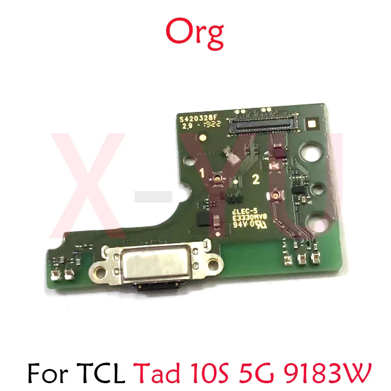 

For TCL Tab 10S 5G 9183W USB Charging Dock Port Connector Microphone Flex Cable Repair Part