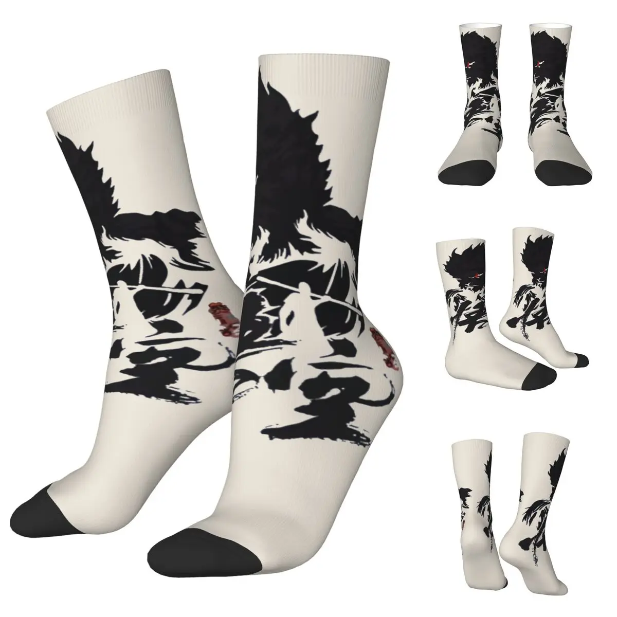 Game Black Myth Wukong Unisex Socks,monkey king Hip Hop 3D Print Happy Socks Street Style Crazy Sock