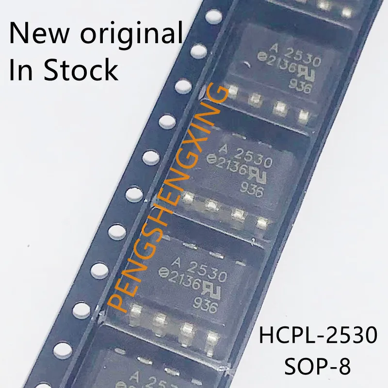 10PCS/LOT   A2530 HCPL-2530 HCPL2530 SOP-8 HCPL-2530-000E  New original spot hot sale