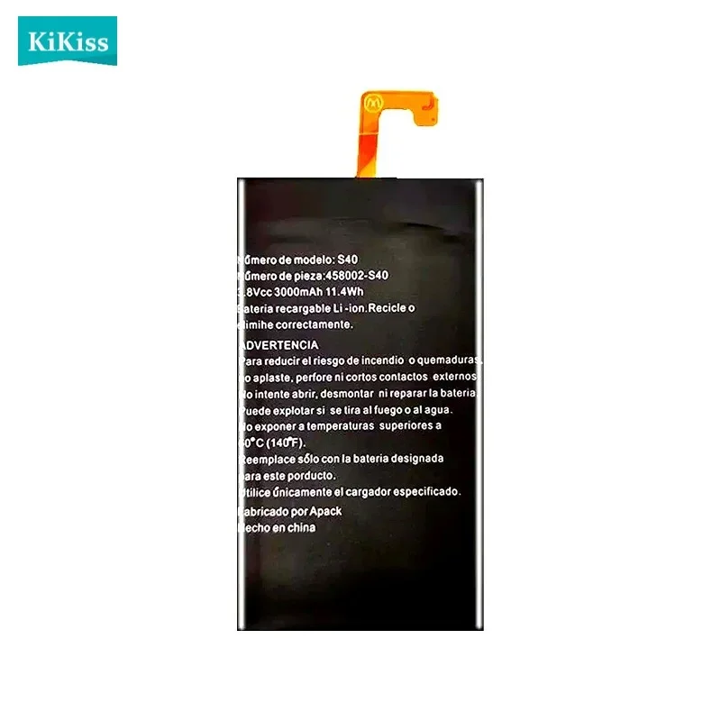 S40 (Für CAT) Handy-Akku für Caterpillar CAT S40 458002-S40 3000 mAh Hohe Qualität