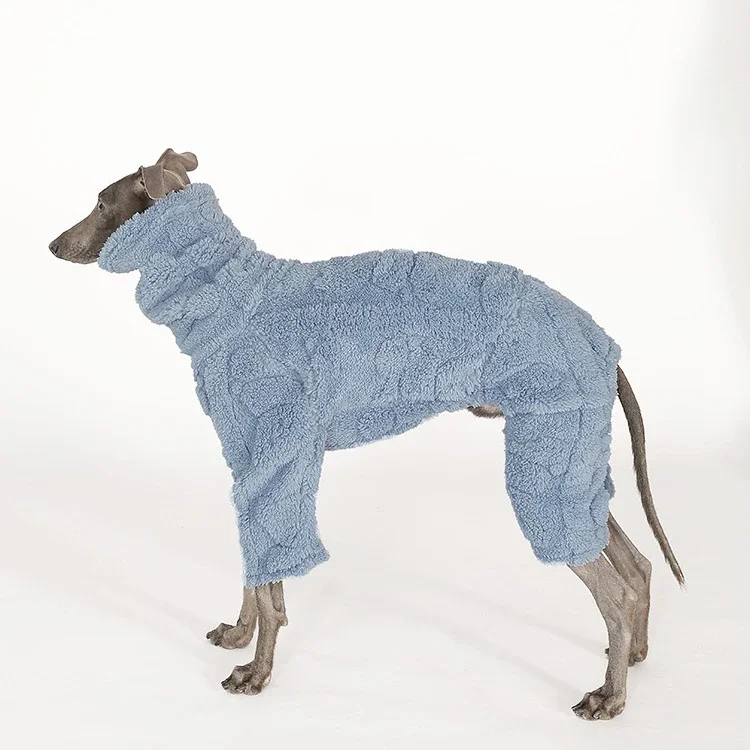 Dog Warm Clothes Italian Greyhound clothe autumn winter four legged jumpsuit soft comfortable  plush Italian Greyhoundi clothe