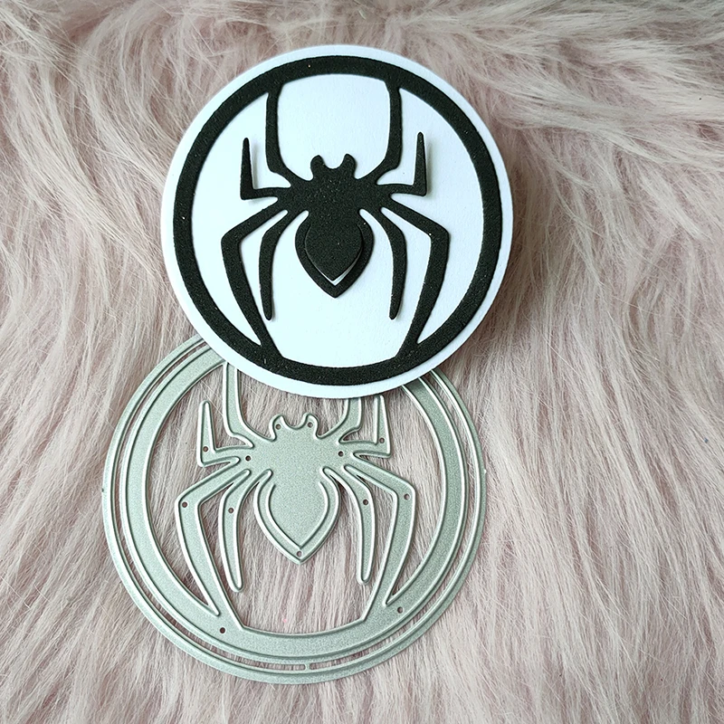 New Halloween spider metal cutting die mould scrapbook decoration embossed photo album decoration card making DIY handicrafts