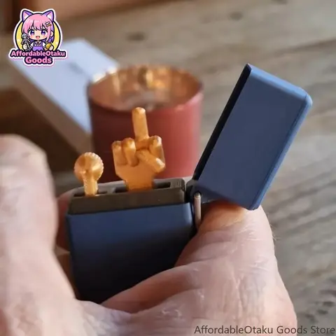 3D Printed Novelty Lighter Prank Abstract Fake Zippo Style Desk Fidget Non-Functional Stress Relief Gift