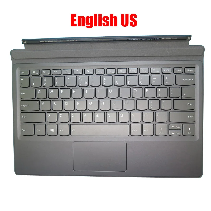 

Keyboard For Lenovo For Ideapad Miix 510-12ISK 510-12IKB Tablet Folio English US Russia RU UK Belgium BE Bulgaria BG Backlit