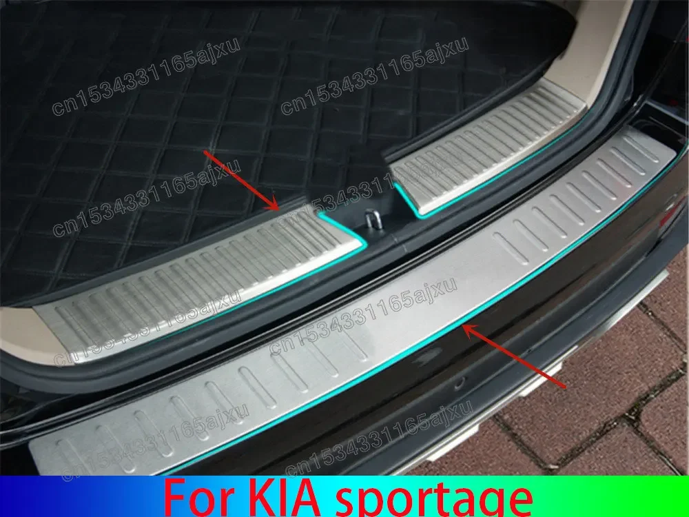 

Car Accessories For KIA Sportage 2013-2016 High-quality Stainless Stee Trunk Threshold Guard Plate Anti-scratch Protection