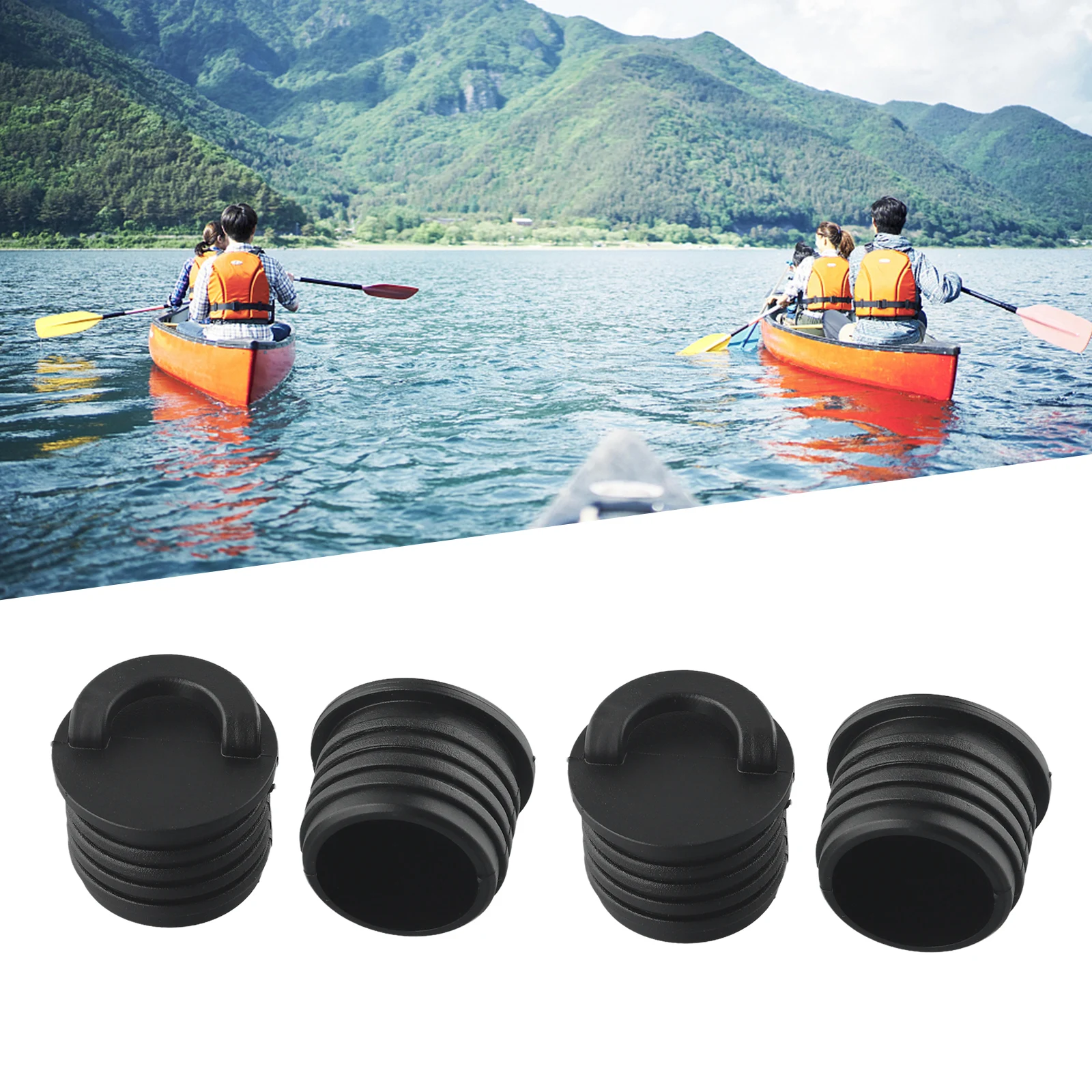4x Kajak-Ablassstopfen, praktisch, 3,5 cm / 1,20 Zoll, Bootsteile, Abflussstopfen, 3 cm / 1,10 Zoll – Detail 12