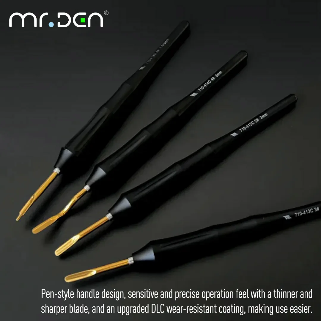 MR DEN Obsidian Series Dental Pen Tooth Extractor - Minimally Invasive Precise Tooth Removal Extraction Knife