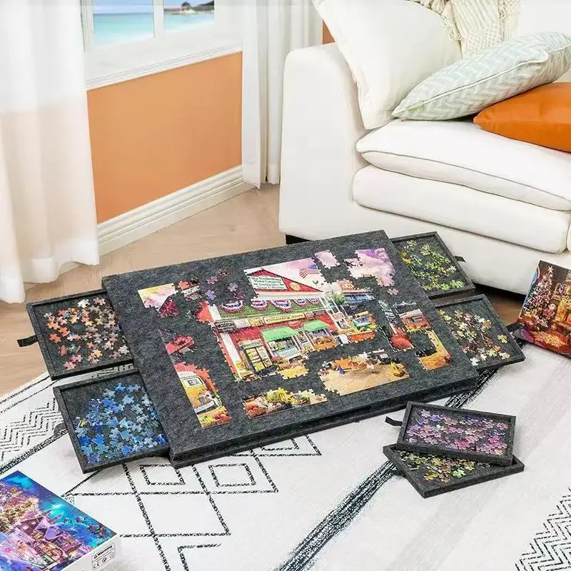 6-In-1 Puzzle Table… - image