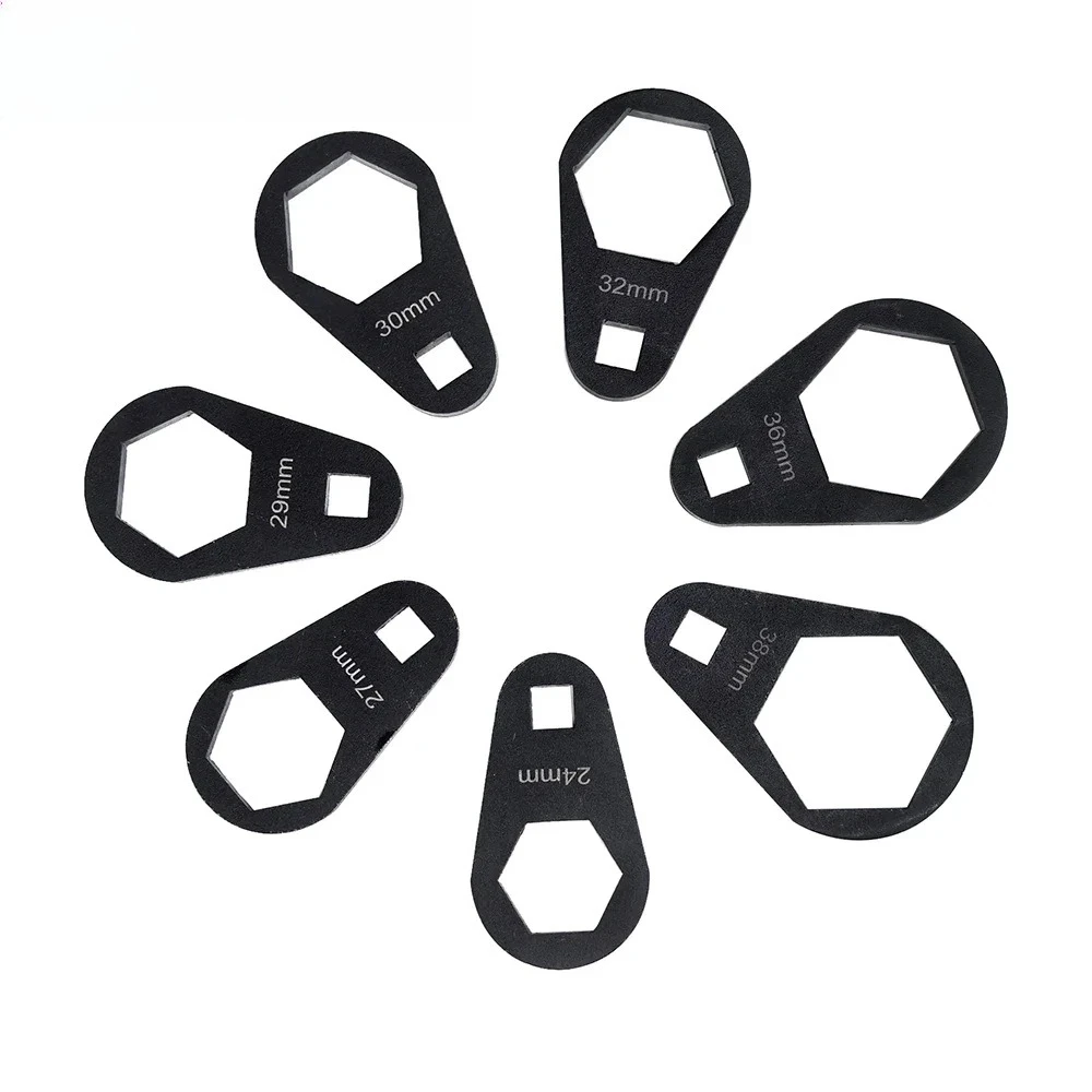 

7PCS Crowfeet Oil Filter Offset Cap Wrench Set Remove Removal Metric 24-38mm