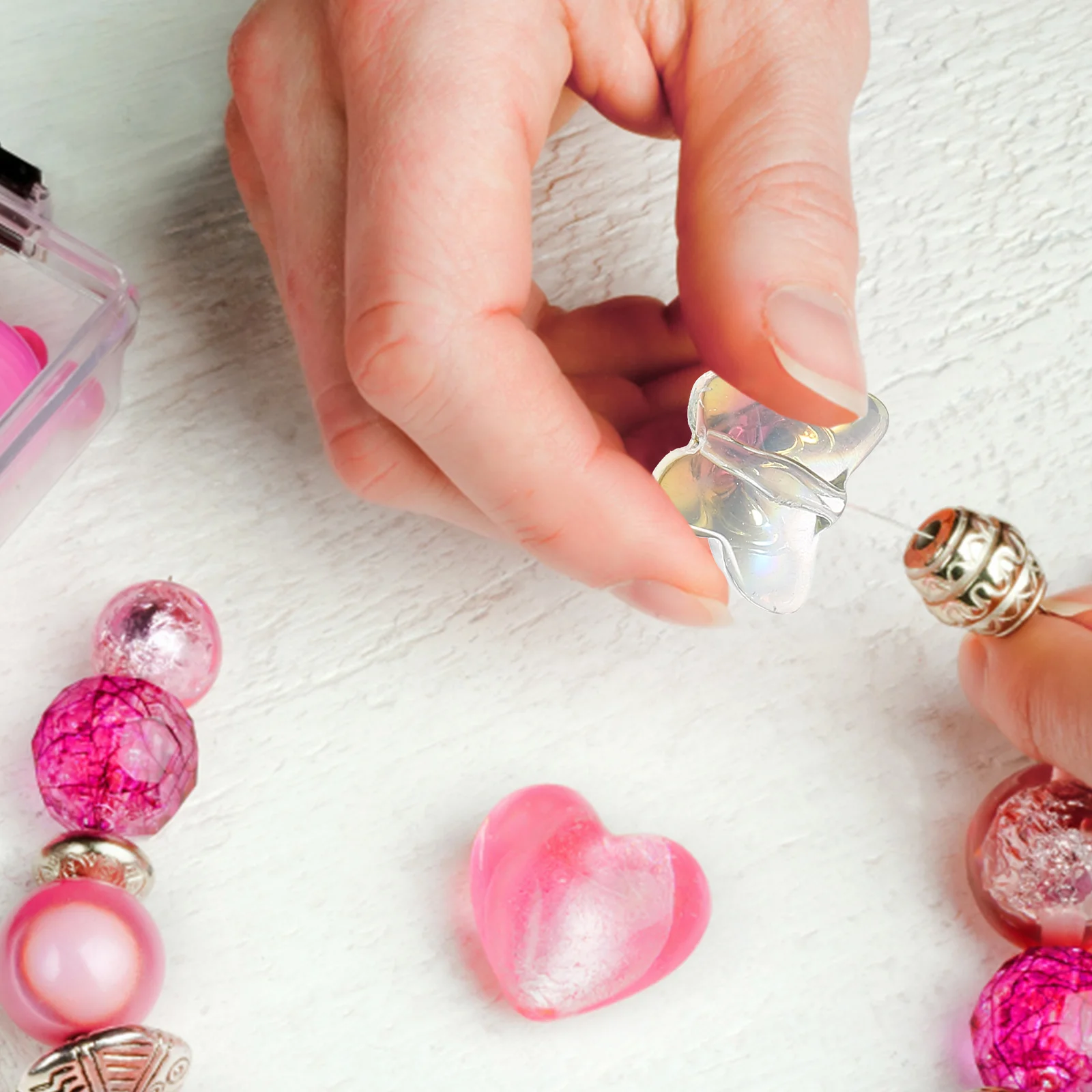 

120pcs Glass Beads Jewelry Accessories DIY Bracelet Necklace Making Charms Craft Materials Popular Decorations