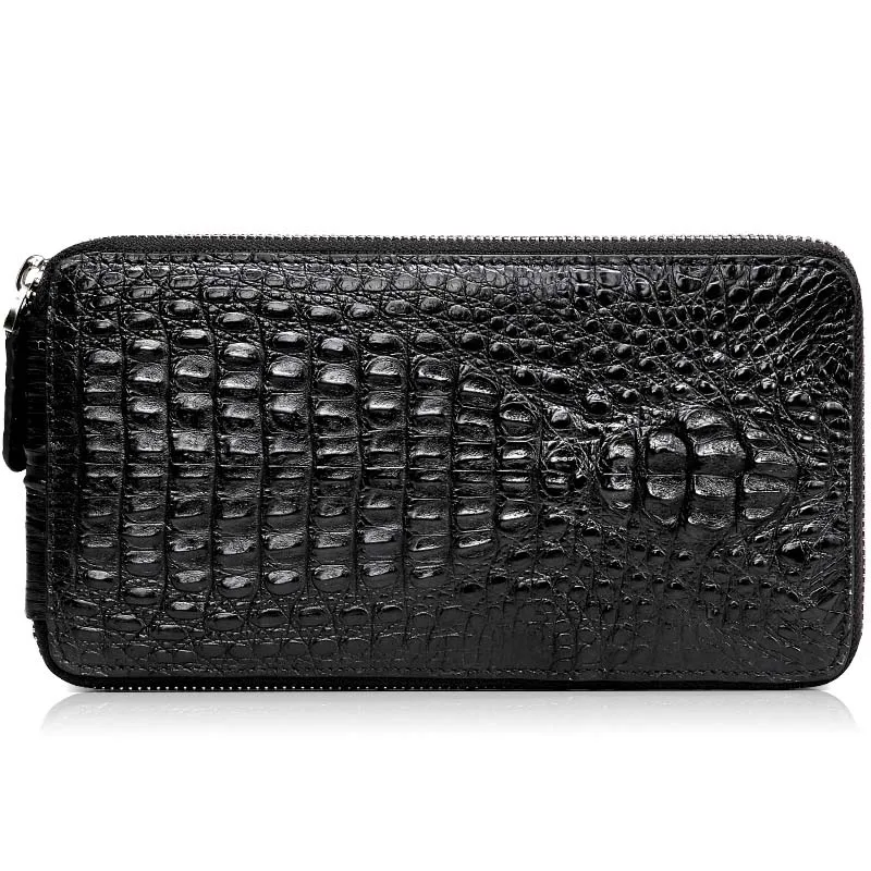 yuanyu new crocodile skin  Handbag  male clutch bag  high-capacity  hand bag  business affairs me bag long crocodile bag