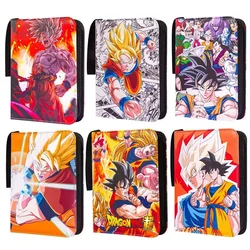 4/9 Grids Dragon Ball Card Album Game Collection Zipper Cards Storage Book Son Goku Vegeta Anime Game Card Collection Tool Gift