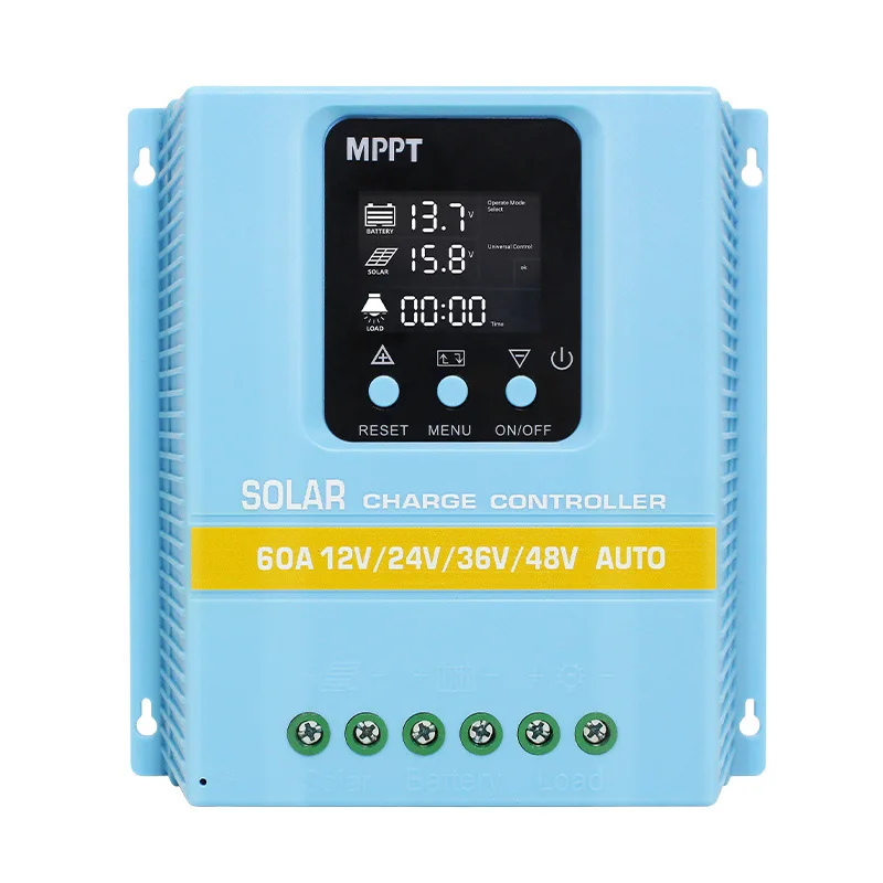 MPPT Solar Charge Controller 60A/80A/100A Auto 12V/24V/36V/48V LCD Display Solar Panel Regulator for Battery Converter