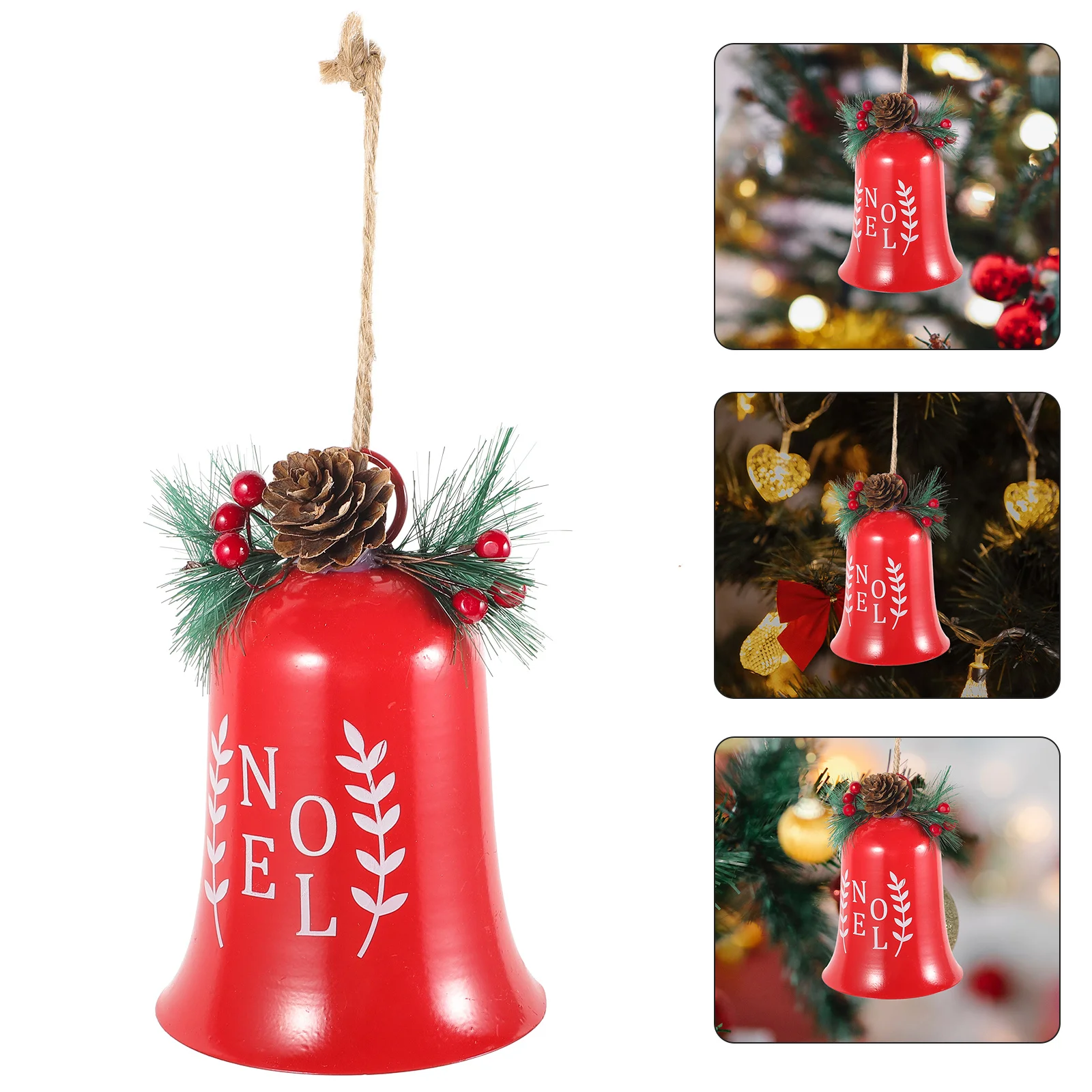 

Christmas Bell Pendant Festive Xmas Hanging Ornament Xmas Tree Decor Holiday Party Supplies Christmas Bells Hanging Decor