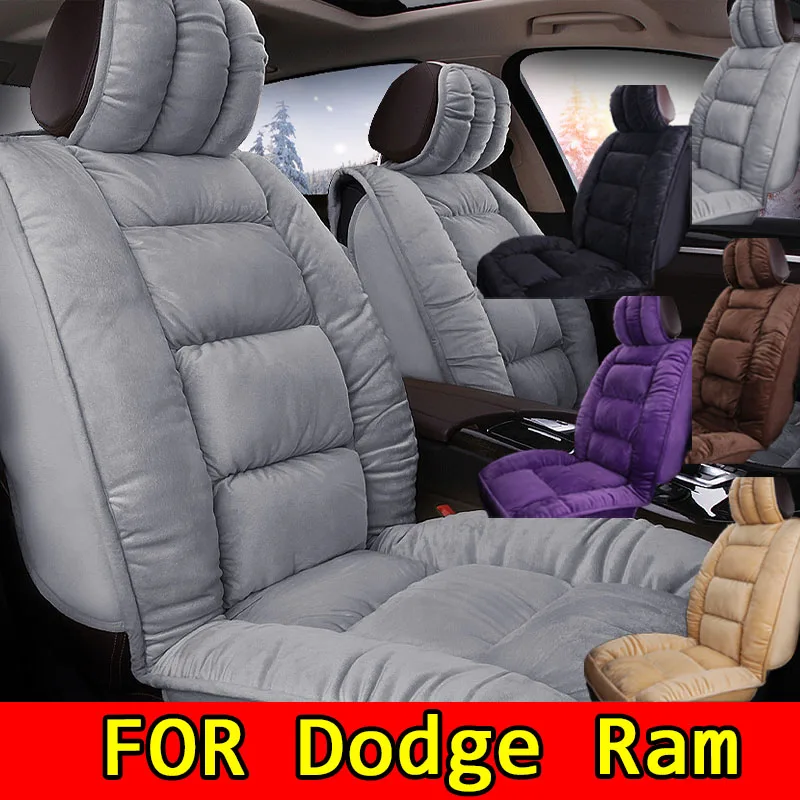 

FOR Dodge RamCar seat cover is short, plush, soft and comfortable. The full cover is thickened in winter for warmth
