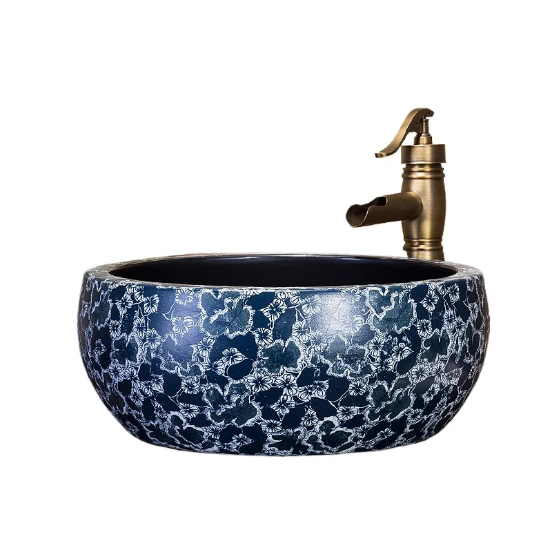 

Porcelain Bathroom ceramic counter top sink ceramic wash basin bathroom sink