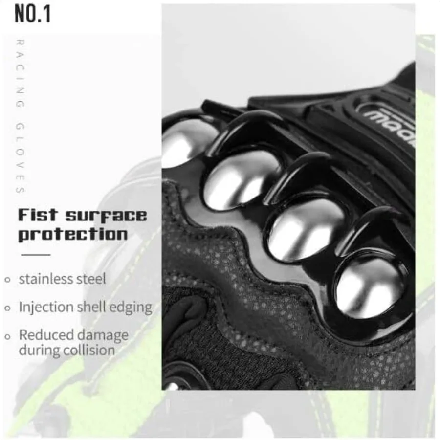 ถุงมือมอเตอร์ไซค์ ระบายอากาศ ป้องกันนิ้วมือเหล็ก รองรับหน้าจอสัมผัส สำหรับ BMX MX ATV MTB โมโตครอส ดิร์ทไบค์ แข่งรถ ดาวน์ฮิลล์ ถุงมือยุทธวิธี