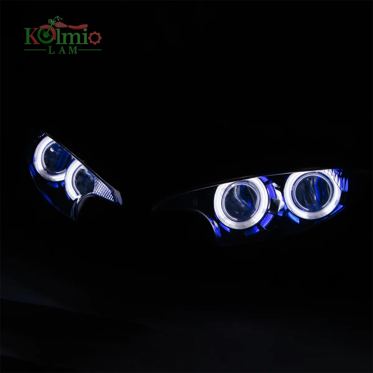 Fit for YAMAHA 2003 - 2005 YZF-R6 Motorcycle Demon Angel Eye HID Projector Headlight YZF R6 2004