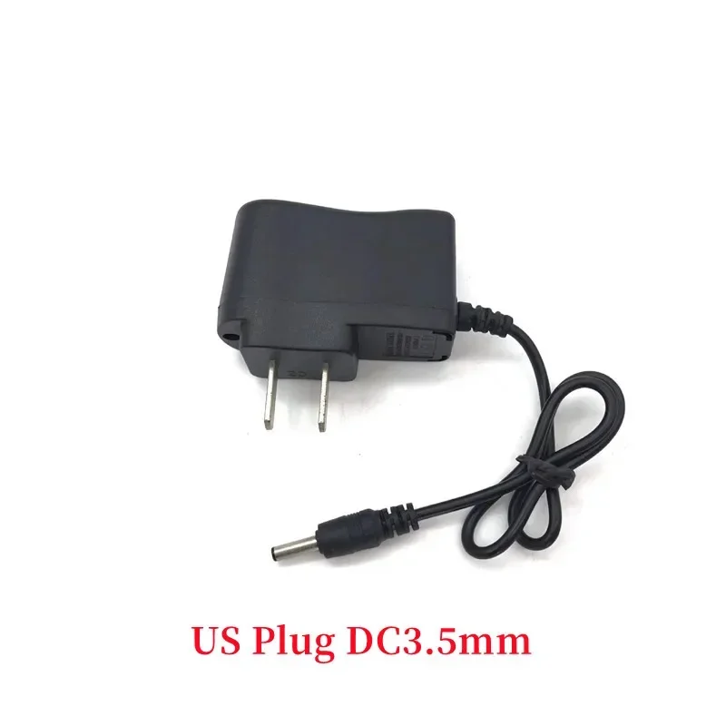 Power Adapter Charger 4.2V 0.5A 500mA 3.5/5.5mm Headlamp Flashlight Charger 18650 Direct Charge US/EU Plug with Display Light