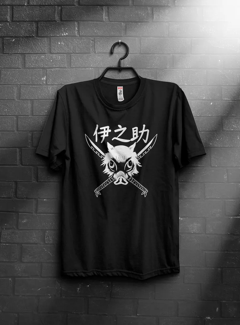 

Inosuke Hashibira, Tanjiro, Zenitsu, inosuke t-shirt