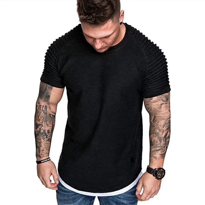 

MRMT 2024 Brand New Summer Men's T Shirt Leisure Fashion Pure Color Leisure T-shirt for Male Short Sleeve Tops T-shirt