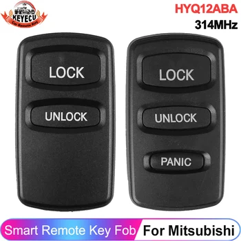 Mitsubishi 314MHz FCC ID: HYQ12ABA For Mitsubishi Eclipse Mitsubishi 1999 2000 2001 2/3 Button Fob Remote Control Car Key