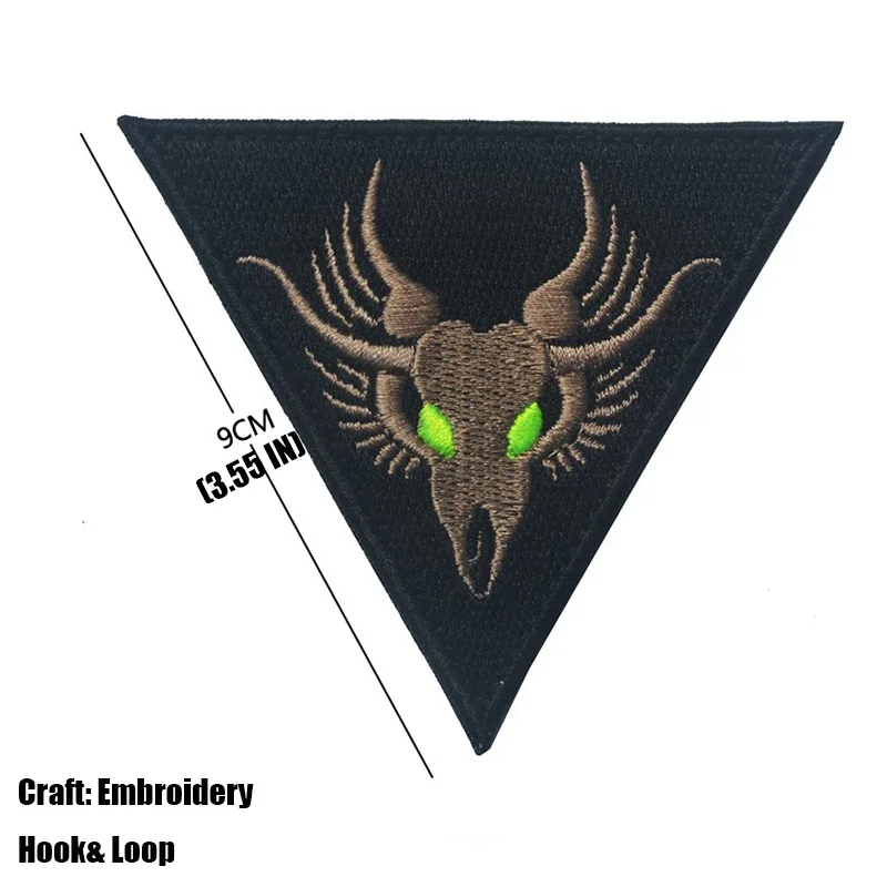 USAF Air Force Ghost G.H.O.S.T Squadron Skull Helmet Aviation Tactical Patch RED HATS Military Patch  Stickers On Clothing - view 2