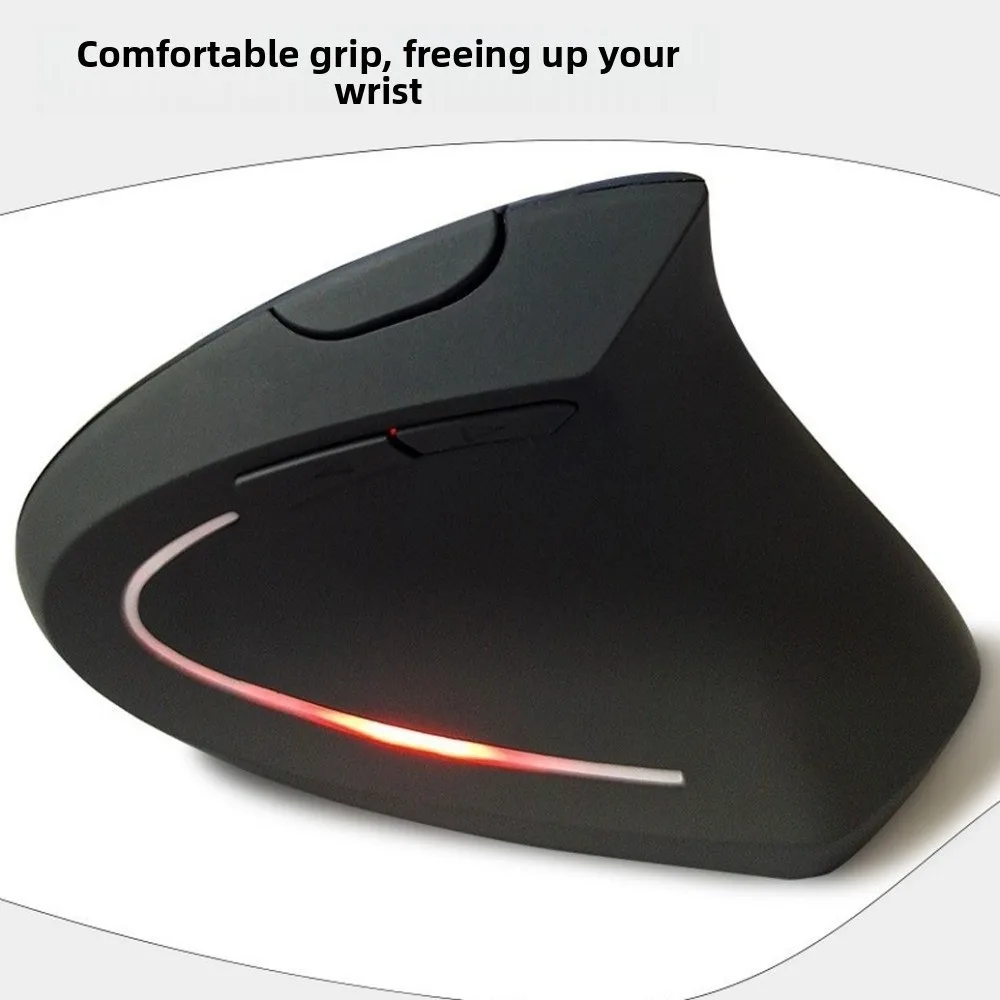 

Fashion 2.4G Vertical Mouse Silent Mute Buttons Vertical Wired Mouse Portable Luminous Computer Mice Business