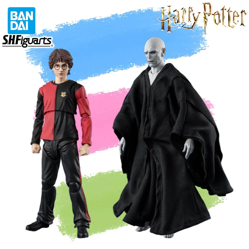 

In Stock Genuine BANDAI SHFiguarts Harry Potter and the Goblet of Fire Lord Voldemort Harry Potter Figure Anime Action Model Toy