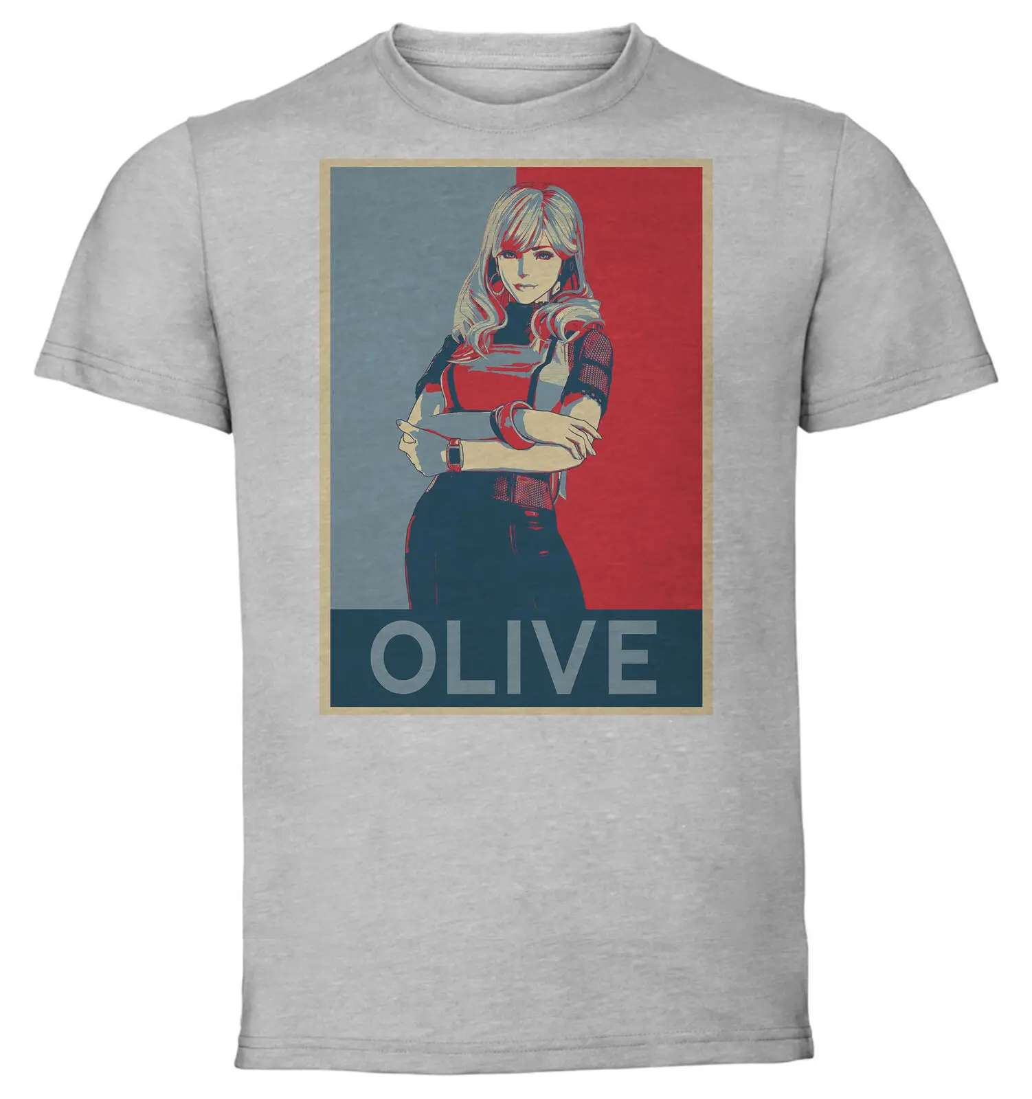 TShirt  Gray  Propaganda  Astral Chain  Olive Thorny