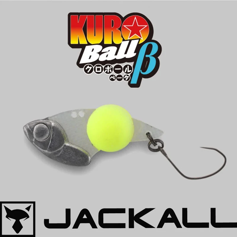 

Новая приманка JACKALL TIMON LUA KUROBALL β STREAM VIB, металлическая приманка, импортированная из Японии форель