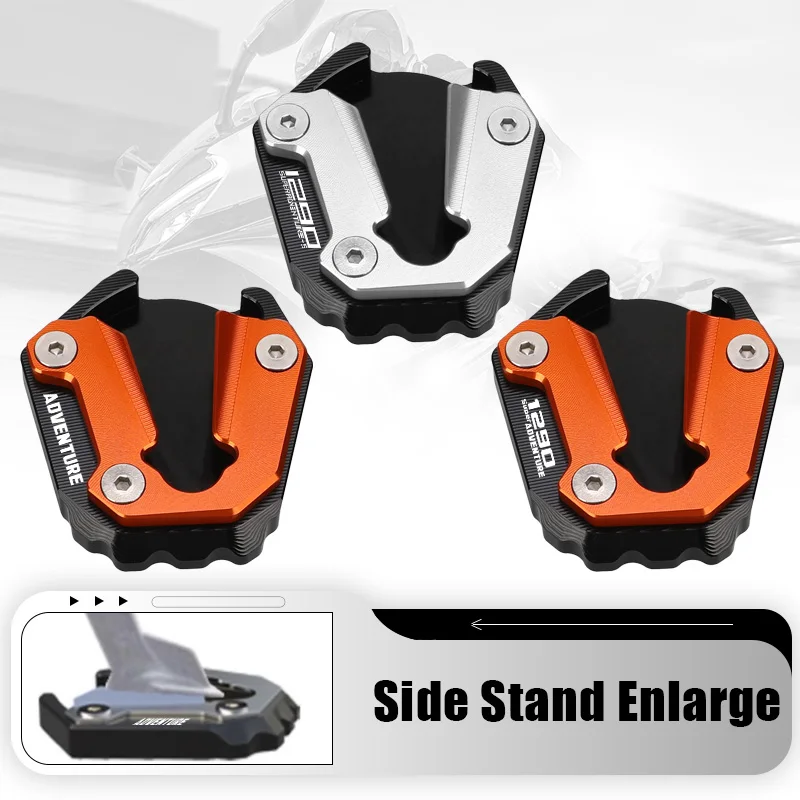

FOR 1290 Super Adventure S 2021 2022 2023 2024 Motorcycle accessories Kickstand Foot Side Stand Extension Support Plate Pad