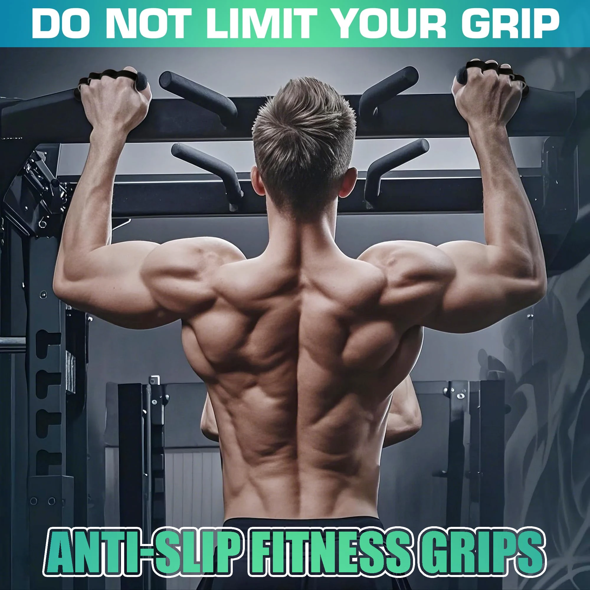

Anti-Slip Fitness Grips for Weightlifting Deadlifts The Alternative to Gym Workout Gloves No More Sweaty Gym Gloves for Exercise