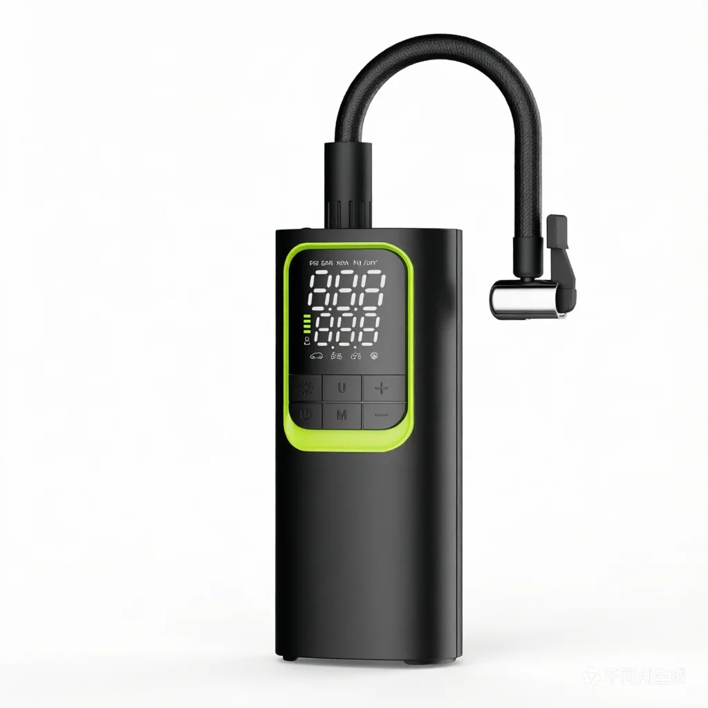 

Портативный электрический насос для накачивания шин, перезаряжаемый, для автомобиля, велосипеда, цифровой воздушный компрессор, насос для накачивания футбольных мячей