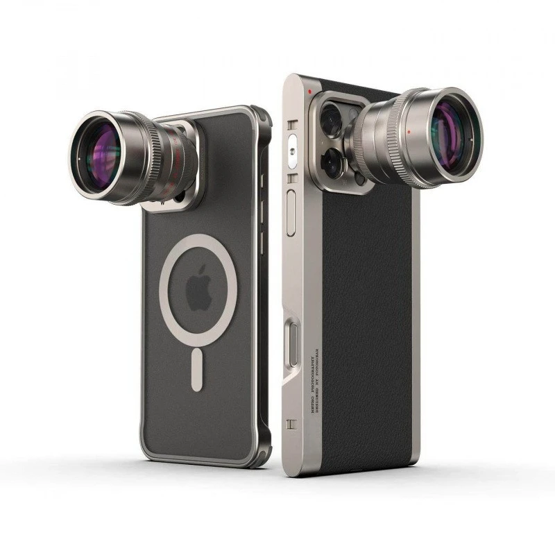 Mobile phone external telephoto macro lens 2-in-1 concert shooting 2X multiplier mirror